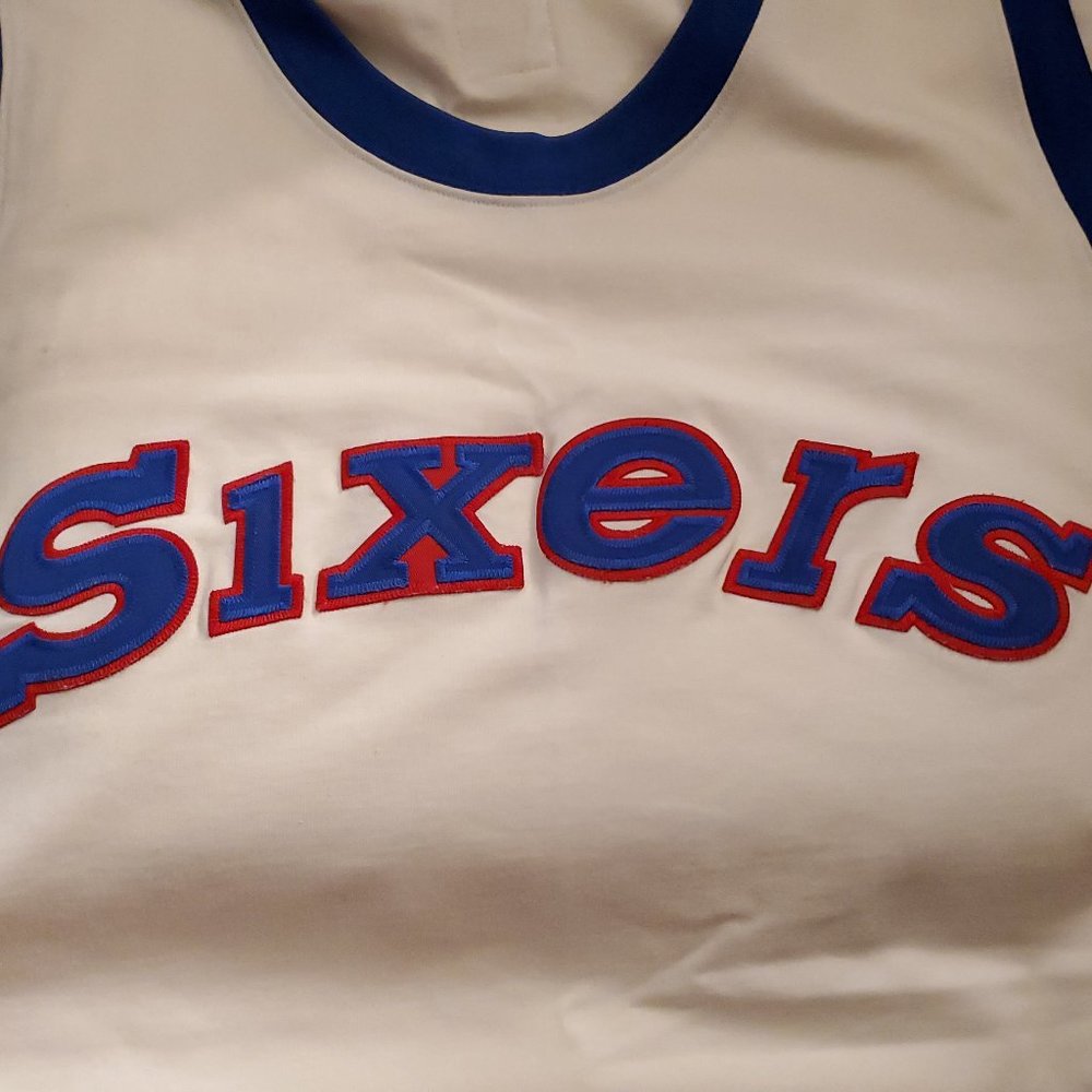 Majestic Hardwood Classics Phila 76ers Jersey XXL